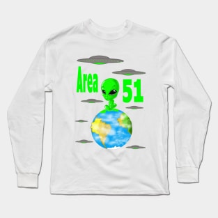 Alien baby invasion Long Sleeve T-Shirt